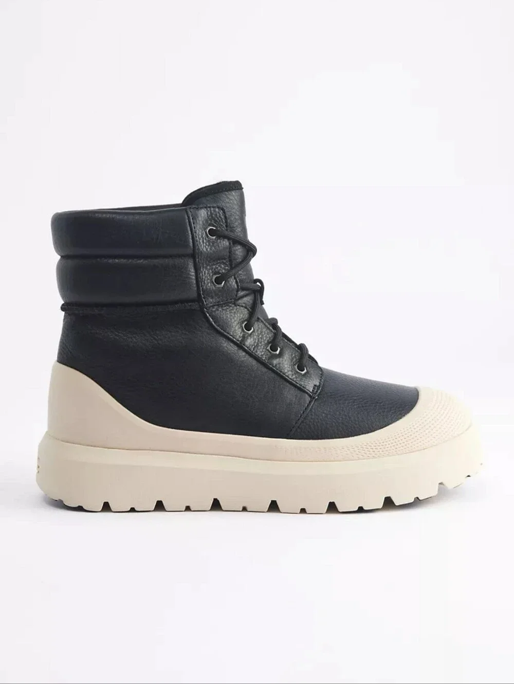 🆕️ UGG Neumel High Weather Hybrid Boots Black Birch Men 7 Women8 Waterproof